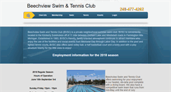 Desktop Screenshot of beechviewswimclub.com